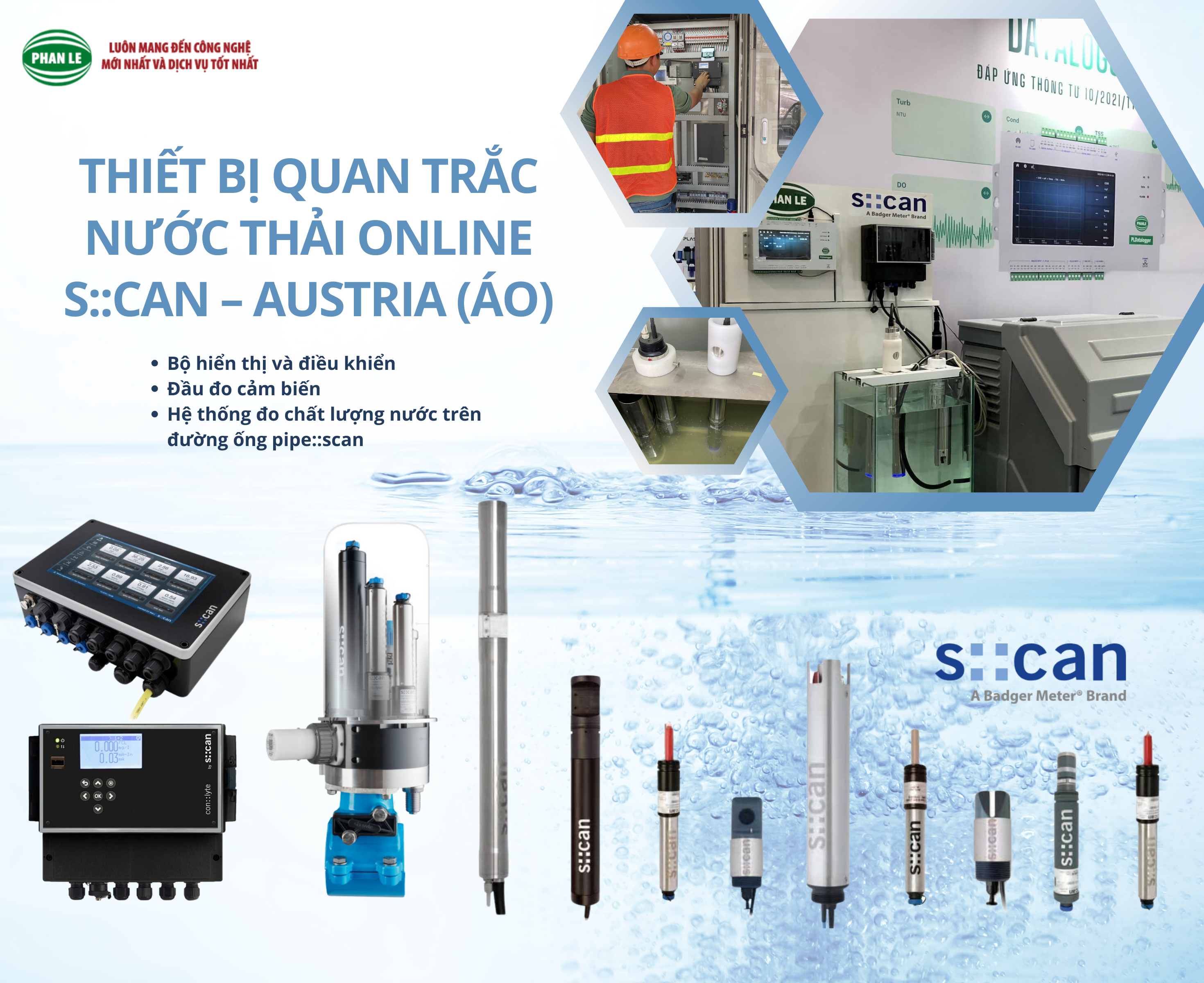 S::CAN - Hệ thống Quan trắc nước thải tự động, liên tục 2024